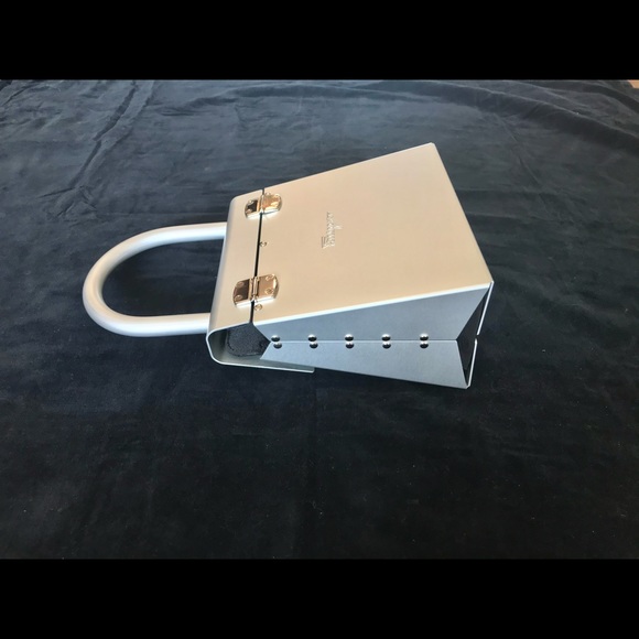 Salvatore Ferragamo Gancini Metal Handbag. - Picture 5 of 16